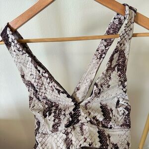 Manduka Snakeskin Print Workout Top